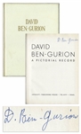 David Ben-Gurion Signed Copy of David Ben-Gurion / A Pictorial Record